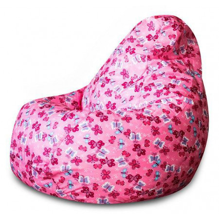 Кресло-мешок Розовые Бабочки Оксфорд L