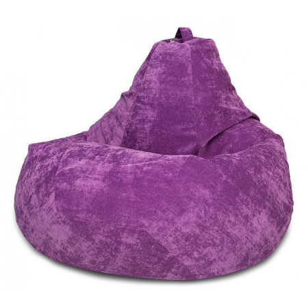 Кресло-мешок Фиолетовый Микровельвет L