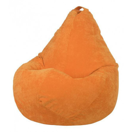 Кресло-мешок Оранжевый Микровельвет L