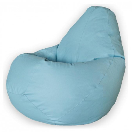 Кресло-мешок Голубая ЭкоКожа L