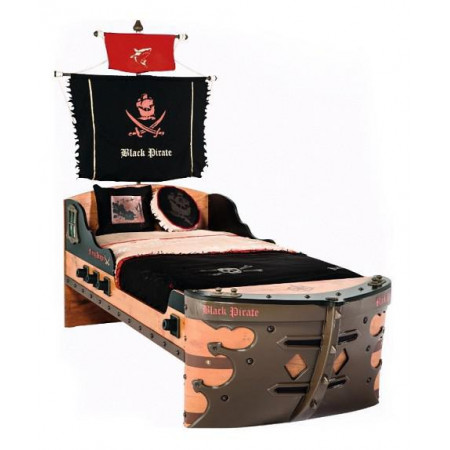 Кровать в детскую комнату Black Pirate CLK_20-13-1308-00