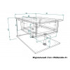 Стол журнальный Мебелайн-4