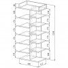 Стеллаж для обуви Норта-3