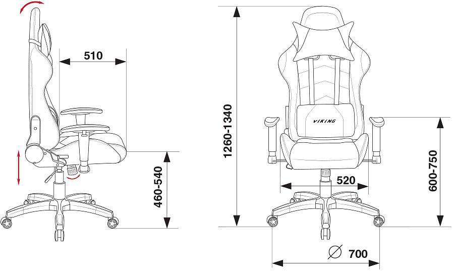 Кресло игровое CH-778/BL+BLUE