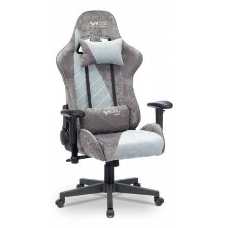 Геймерское кресло Viking X, серо-голубой, серый, текстиль