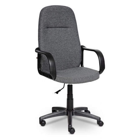 Кресло офисное Leader, серый, текстиль