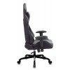 Игровое кресло 771N, серый, черный, текстиль