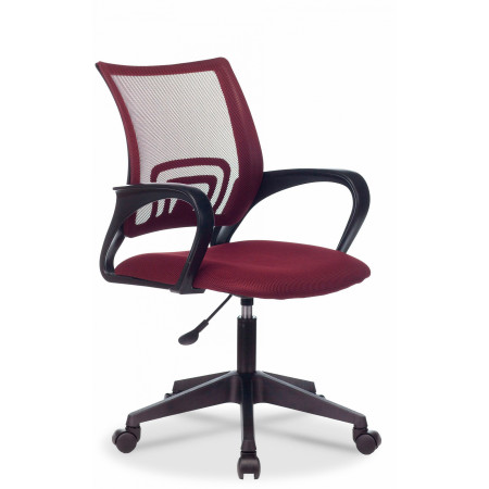 Кресло CH-695NLT, темно-бордовый, текстиль, ткань-сетка