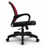 Кресло офисное SU-CS-9, красный, черный, ткань