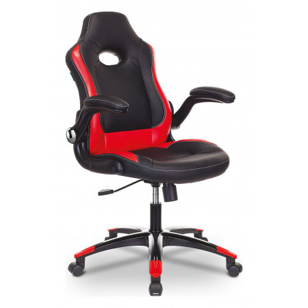 Игровое кресло Viking-1N, красный, черный, экокожа
