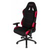 Геймерское кресло K7012, красный, черный, текстиль