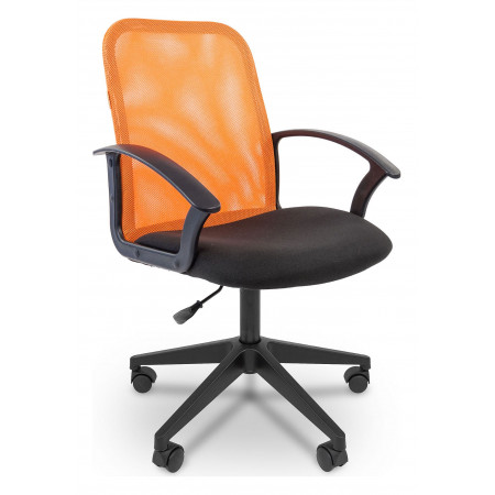 Компьютерное кресло Chairman 615, оранжевый, черный, акрил сетчатый, текстиль
