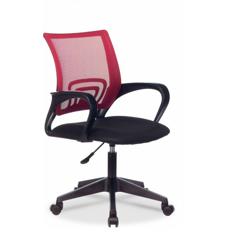 Кресло CH-695NLT, бордовый, черный, текстиль, ткань-сетка