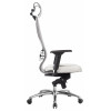 Кресло офисное SL-3.04, белый лебедь, кожа искусственная NewLeather, ткань сетчатая, армированная арамидным волокном