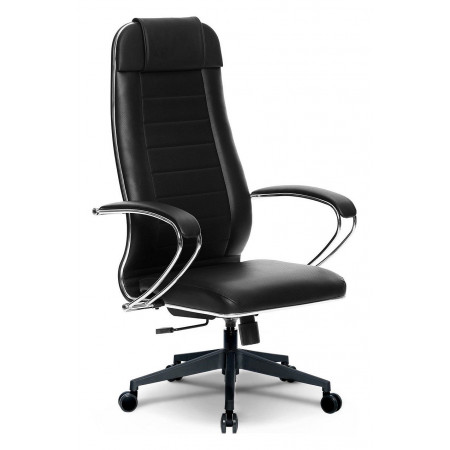 Кресло офисное Комплект 29, черный, кожа