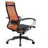 Кресло офисное Комплект 9, оранжевый, черный, ткань