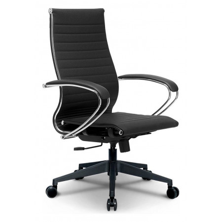 Кресло офисное Комплект 10.1, черный, экокожа