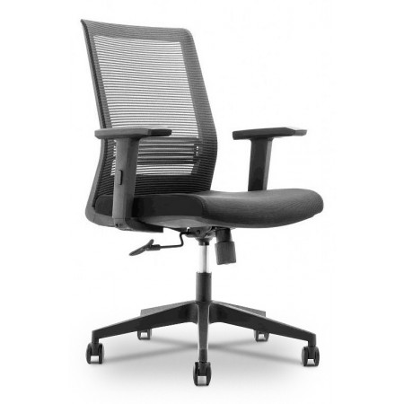 Кресло офисное CLG-433 MBN-B, черный, сетка, ткань