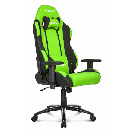 Геймерское кресло Prime, зеленый, черный, кожа искусственная