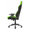 Геймерское кресло Prime, зеленый, черный, кожа искусственная