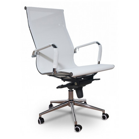 Компьютерное кресло MF-1901, белый, ткань