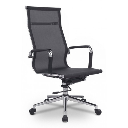 Кресло офисное MF-1901, черный, ткань