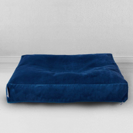 Лежак для собаки Темно-синий, размер XS, мебельная ткань