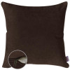 Декоративная подушка Темный шоколад, мебельная ткань
