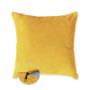 Декоративная подушка Желтая, мебельная ткань