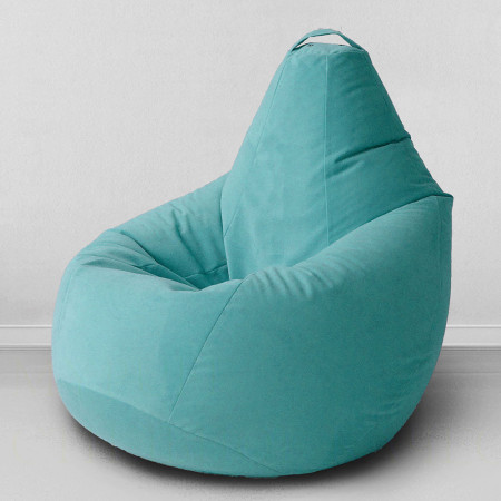 Чехол для кресла мешка Ментол, размер Комфорт, мебельная ткань