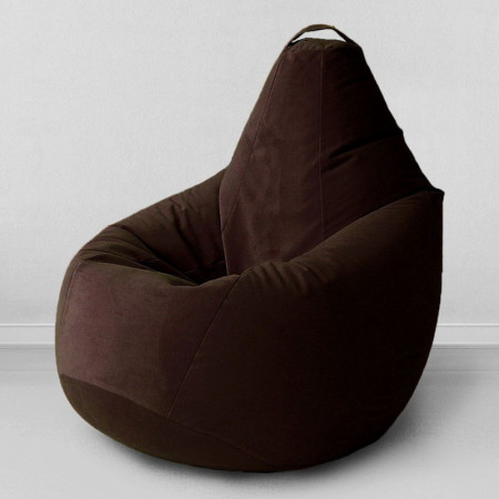 Чехол для кресла мешка Темный шоколад, размер Стандарт, мебельная ткань