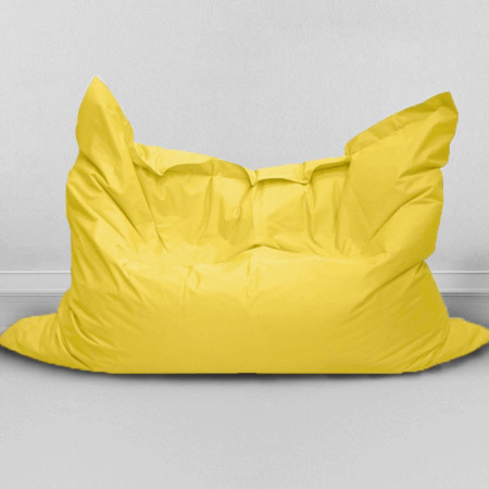 Кресло-подушка, Желтый, размер ХXХL-Комфорт, оксфорд