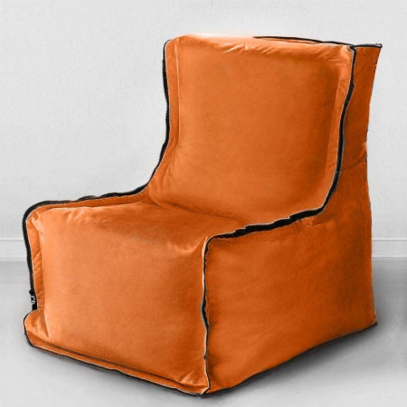 Бескаркасное кресло Лофт Лиса, размер ХXXХL, мебельный велюр