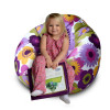 Кресло-мешок груша Kids Пуэрто Плата, фиолетовая, размер M, мебельный хлопок