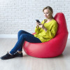 Кресло-мешок груша Красный, размер ХХL-Стандарт, экокожа