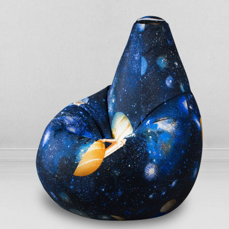 Кресло-мешок груша Космос, размер ХХL-Стандарт, мебельный хлопок