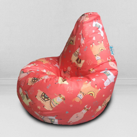 Кресло-мешок груша Фешн лама, размер L-Компакт, оксфорд