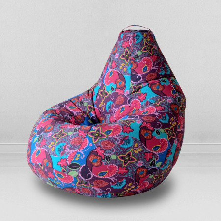 Кресло-мешок груша Сказки Востока, размер L-Компакт, мебельный хлопок