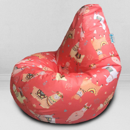 Кресло-мешок груша Фешн Лама, размер ХXХL-Комфорт, оксфорд