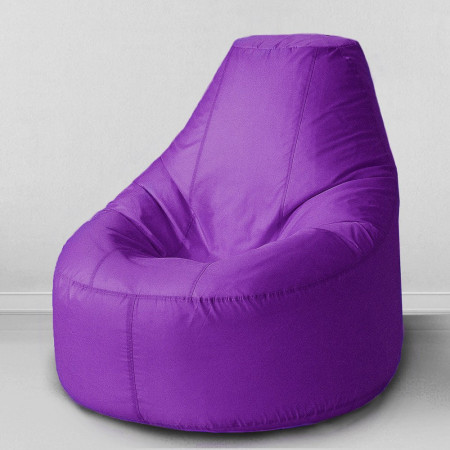 Кресло-пуф Люкс Фиолетовый, размер XХХL-Комфорт, оксфорд