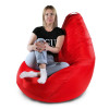 Кресло-мешок груша Клубника Дивная, размер ХXХL-Комфорт, мебельный хлопок и оксфорд
