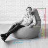 Кресло-мешок груша Сирень, размер ХХXL-Комфорт, мебельный велюр