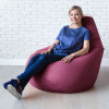 Кресло-мешок груша Незрелая слива, размер ХХXL-Комфорт, мебельный велюр
