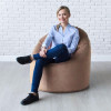 Кресло-мешок Лаунж Шоколад, размер ХXXХL, мебельный велюр