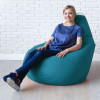 Кресло-мешок груша Бирюза, размер ХХXL-Комфорт, мебельный велюр