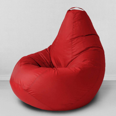 Кресло-мешок груша Красный, размер ХХXL-Комфорт, оксфорд