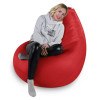 Кресло-мешок груша Красный, размер ХХXL-Комфорт, оксфорд