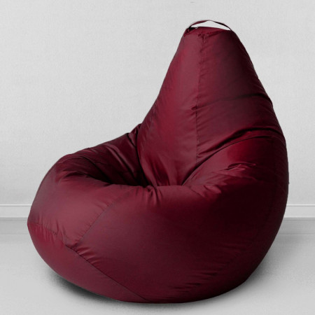 Кресло-мешок груша Бордовый, размер ХXХL-Комфорт, оксфорд