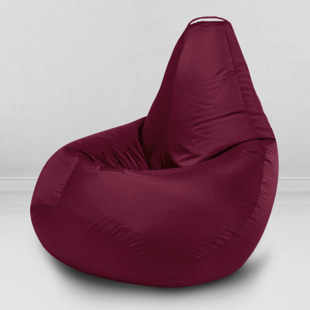 Кресло-мешок груша Бордовый, размер ХХL-Стандарт, оксфорд