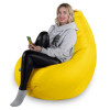 Кресло-мешок груша Желтый, размер ХXХL-Комфорт, оксфорд